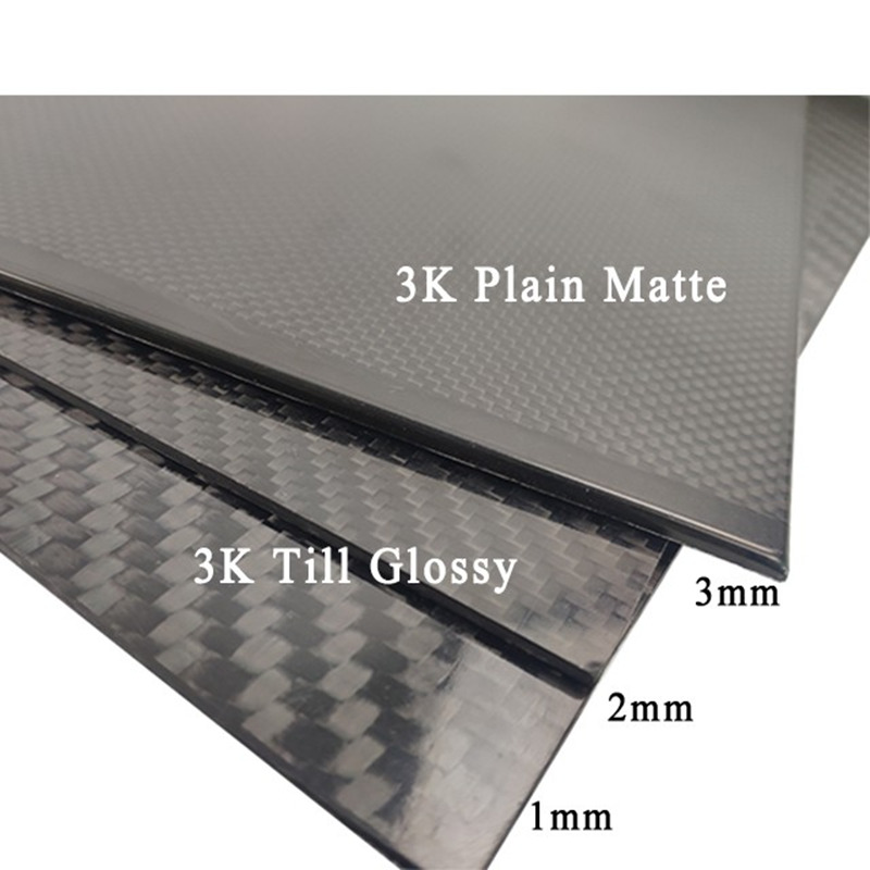 Foglio in fibra di carbonio ad alta resistenza 3k in vendita