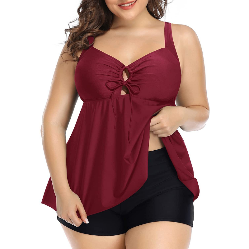 3 colori sexy plus size due pezzi costumi da bagno