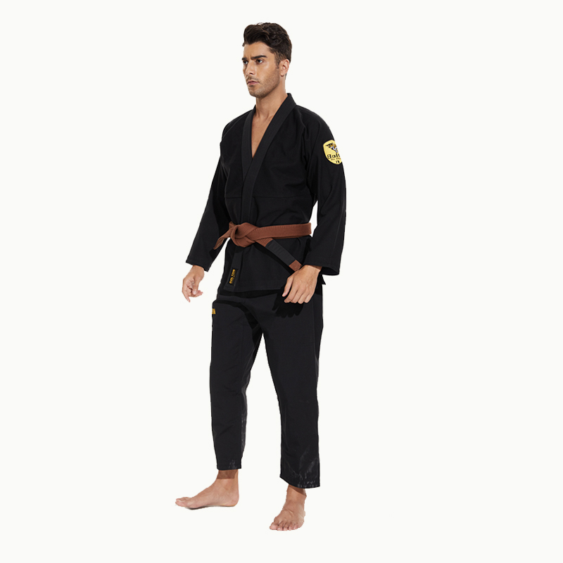 Fabbrica diretta all'ingrosso uniformenera intuitiva Judo-GI Judo GI brasiliano Jiu Jitsu GI con tessuto traspirante