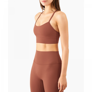 Reggiseno sportivo senza schienale con cinturino