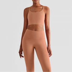 Reggiseno sportivo a U in cinghia imbottita