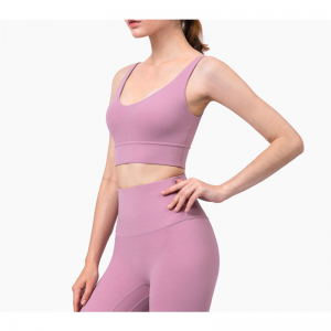 Anti-shock a forma di U Raccogli il reggiseno sportivo