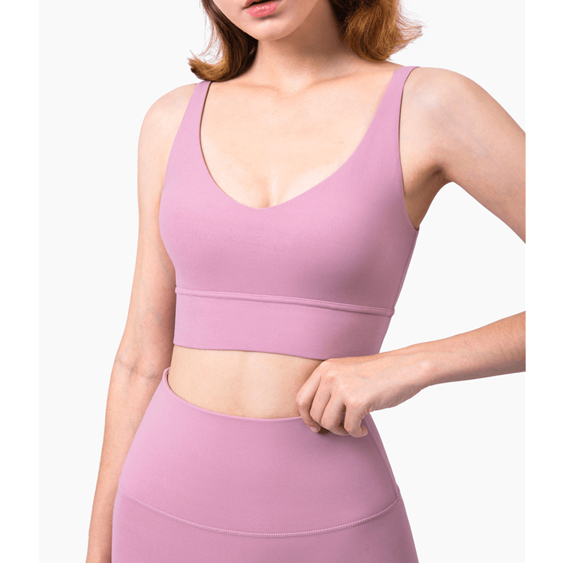 Anti-shock a forma di U Raccogli il reggiseno sportivo