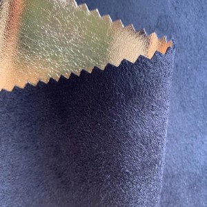 PU in pelle metallica