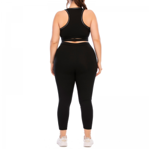 Set da yoga tascabile a V Plus size