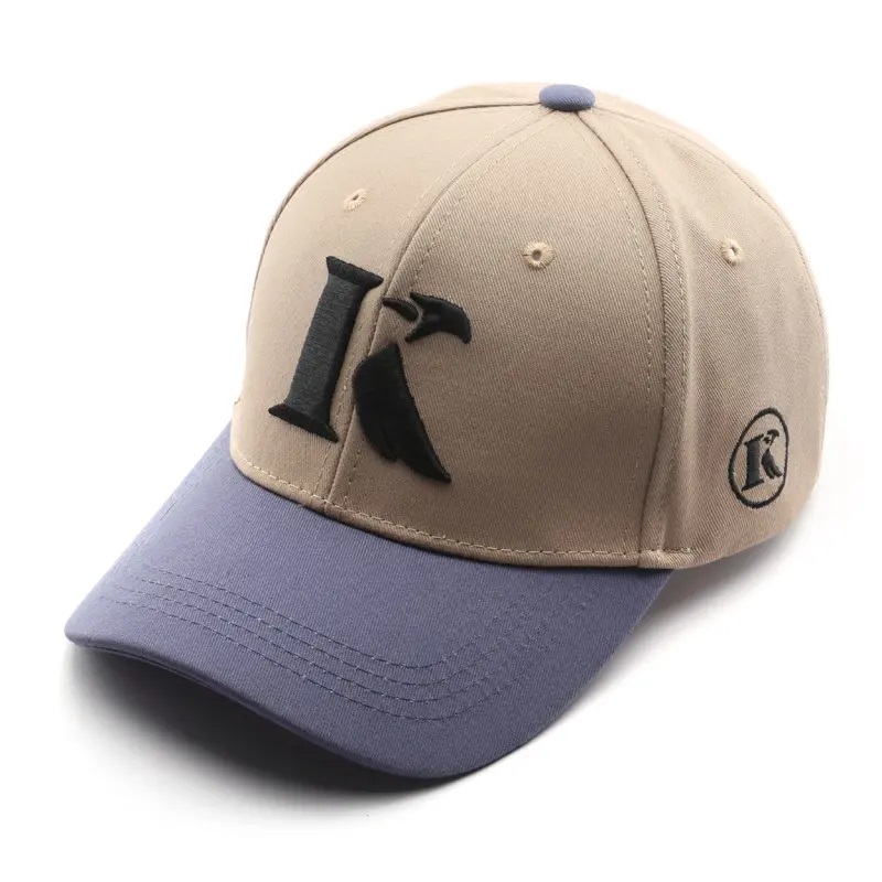 Cappello da baseball da baseball a 6 pannelli ricamato in 3D di lusso