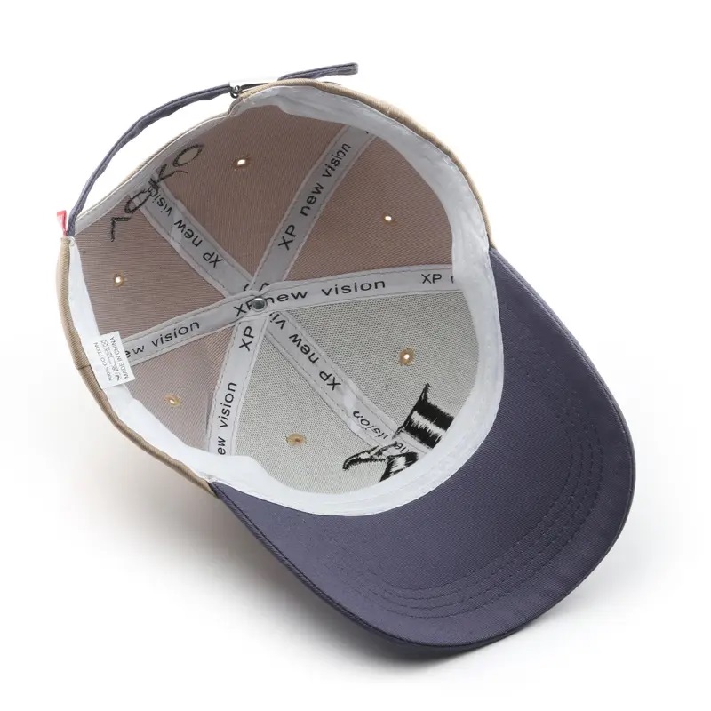 Cappello da baseball da baseball a 6 pannelli ricamato in 3D di lusso