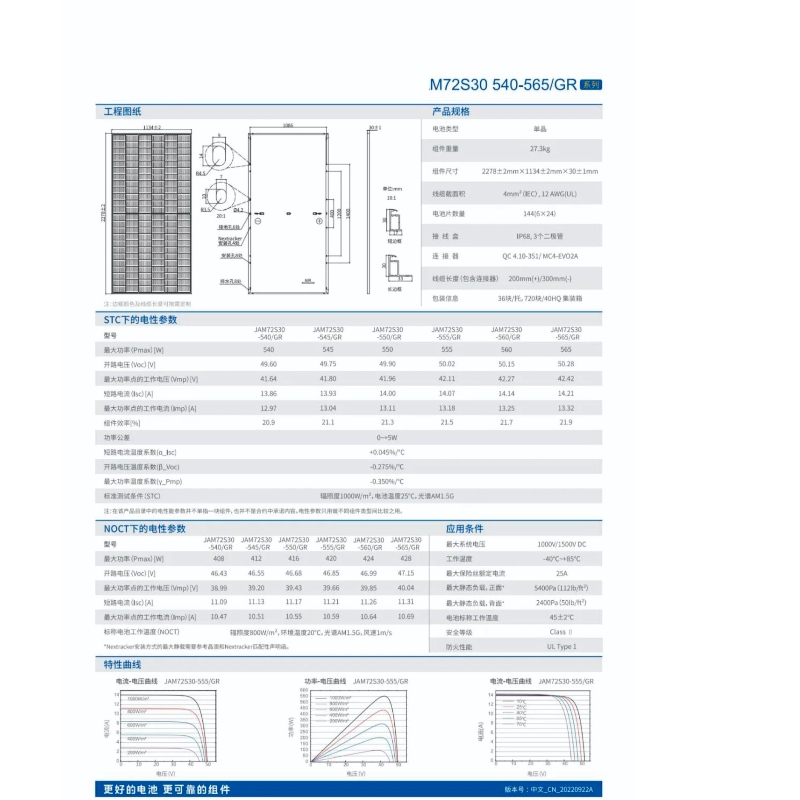 Alta efficienza 540-555 W Pannello solare fotovoltaico Vendita online