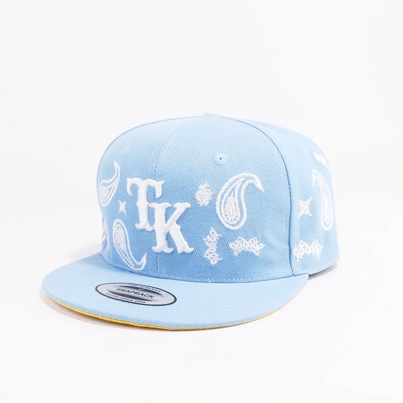 Cappelli a snapback su personalizzatineri all'ingrosso 100% 100% ACRILICO HIP Hop Cap Cappello Snapback Cappelli Flat Bill Cappelli