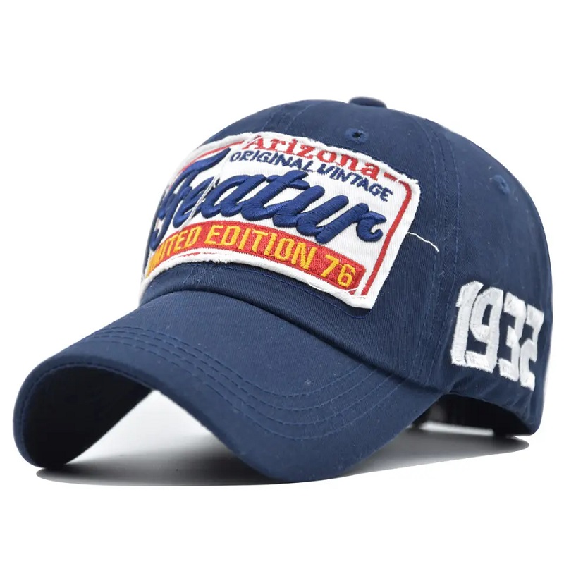 Cappelli da baseball a 6 pannelli personalizzati di cotone regolabile unisex con logo da ricamo personalizzato