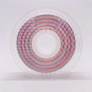 Silk Rainbow Multicolour Pla Filamento Pastello Color1.75mm Stampante 3D Filamento PLA