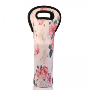 2023 Sublimation Neoprene Cambicne Refrigeratore Red Wine Red Tote Bottle Hold Bottle Holder