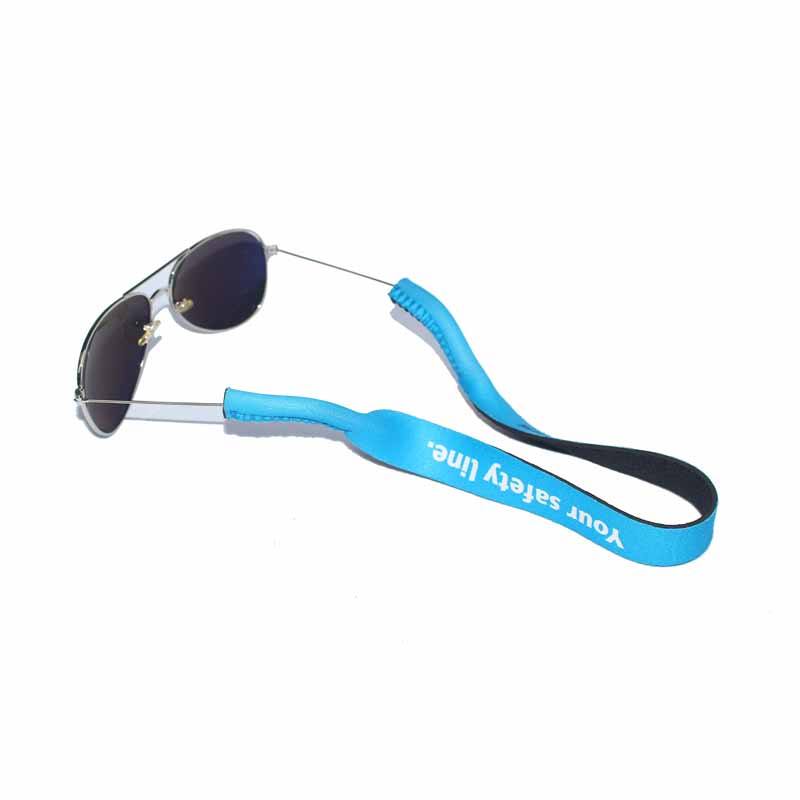 Regalo promozionale stampa personalizzata logo regolabile occhiali da sole inneoprene cinghie di banda sportiva