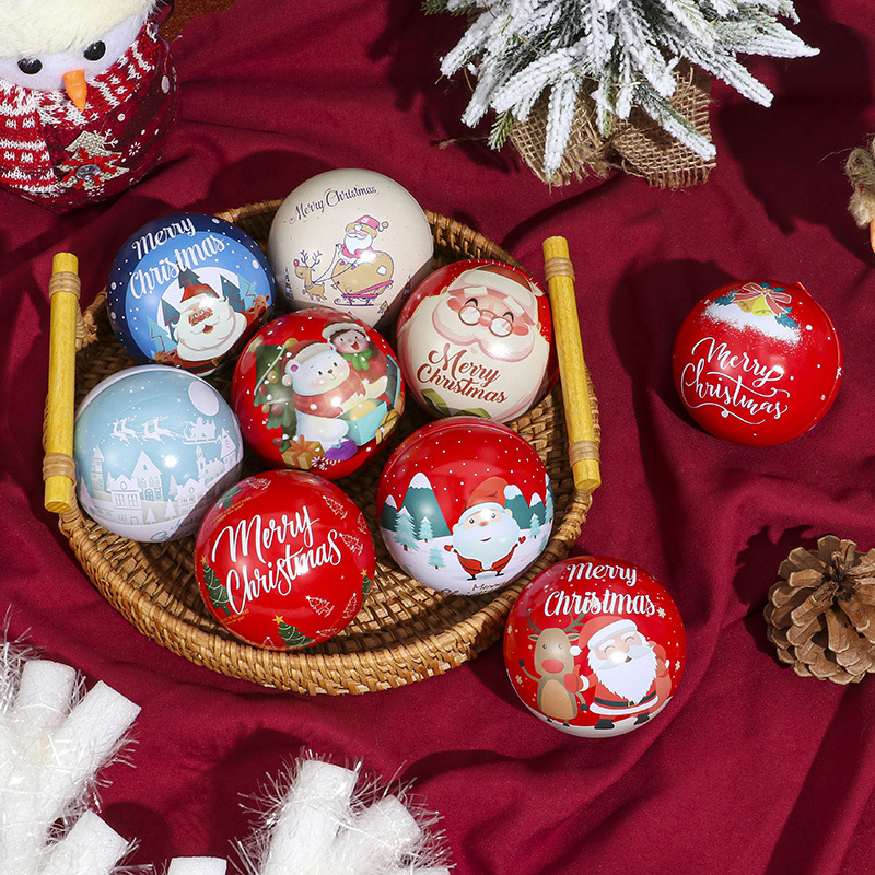 Scatola regalo per le caramelle di Natale in scatola di Natale in bottiglia