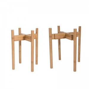 Pianta per rack regolabile di fiori regolabili in bambù