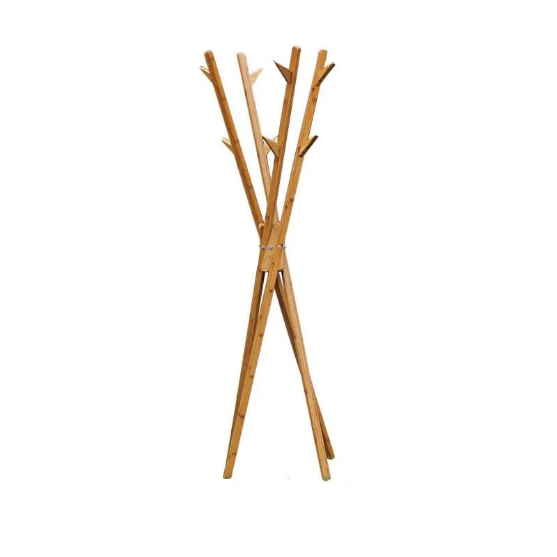 Albero di cappotto di bambù, griglia di vestiti di bambù, albero dei vestiti