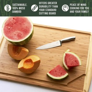 Blocco da cucina in bambù