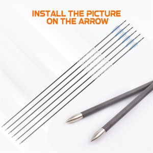 Punto proiettile inserto da 100 grad per frecce di carbonio ID4,2 mm