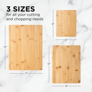 Tavola da alimentazione in bambù