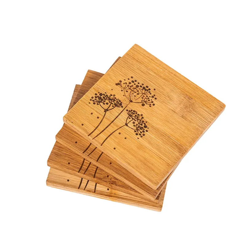 Set di birranon slittata ecologica di bambù ecologica