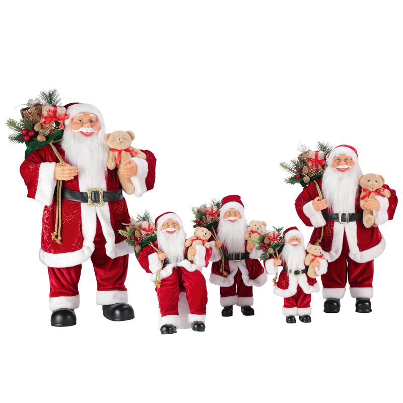 T24-Y001 30 ~ 110 cm Decorazione di Babbo Natale di Natale