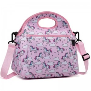 Promozione per animali personalizzati tote inneoprene pranzo da trasporto borse per refrigerazione isolata per bambini con picnic di logo stampato