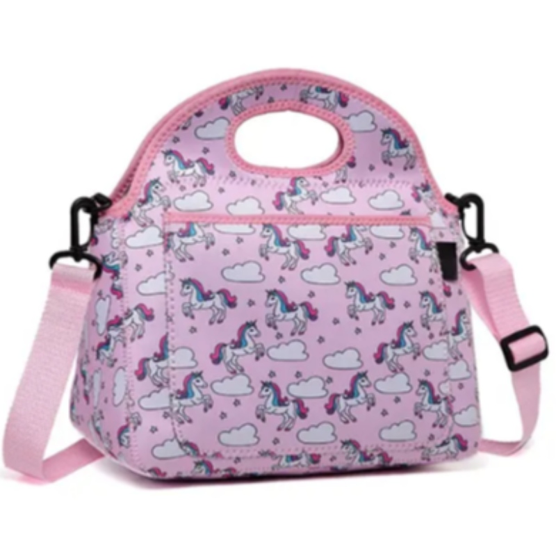 Promozione per animali personalizzati tote inneoprene pranzo da trasporto borse per refrigerazione isolata per bambini con picnic di logo stampato