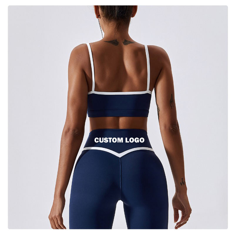 SC9271 Women Active Women Yoga Fitness Workout Yoga Short Set Sport Bra Women Seamless Yoga Pants Set