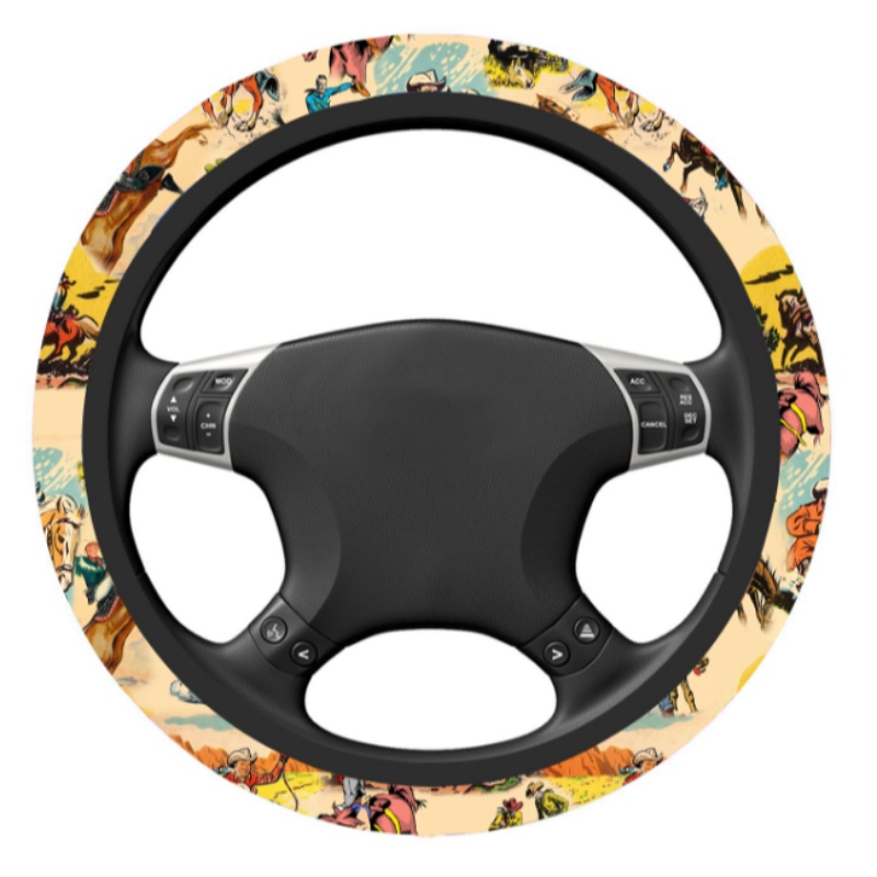Accessori per auto in fit universali personalizzati copertina del volante inneoprene lavabile personalizzato