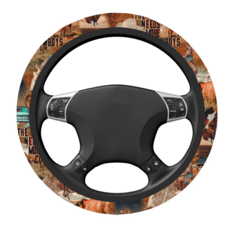 Accessori per auto in fit universali personalizzati copertina del volante inneoprene lavabile personalizzato