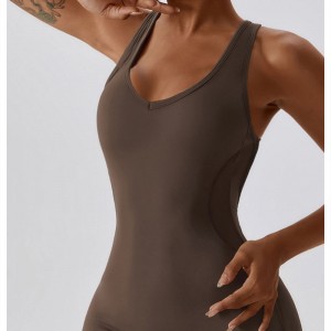 Allenamento per tracce di alta qualità set yoga fitness usa tute per donne uno pezzi Seamless yoga set body