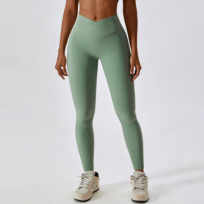 SC10103 Leggings senza soluzione di cuciture senza soluzione di continuità pantaloni da yoga svasati scrupoli leggings a flace culo
