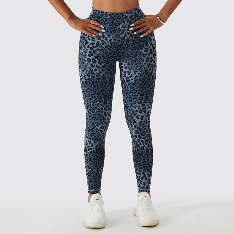 SC10112 INSAMINA SEAMINE LEOPARD STAMPA LEGGE ALTA FITNESS GEGGE