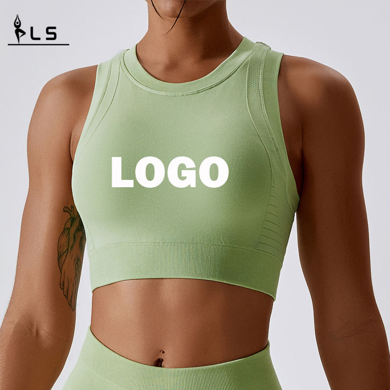 SC10185 BRA SPORT SPORT TOP FITNESS SOLID COLORE SHOCH AFRIET PRO RUNCHING SPORTS REGNO con chiusura posteriore