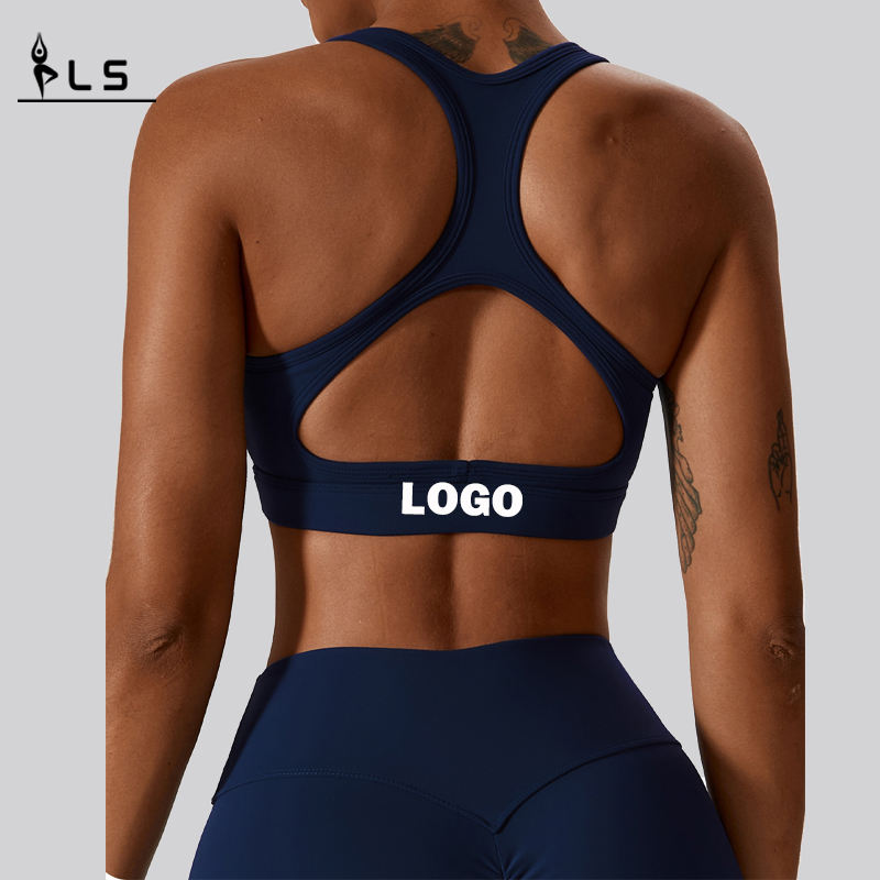 SC10189 Women Fitness Racer Back Sports Bra Yoga Indossare morbido supporto per compressione yoga reggiseno sportivo sexy