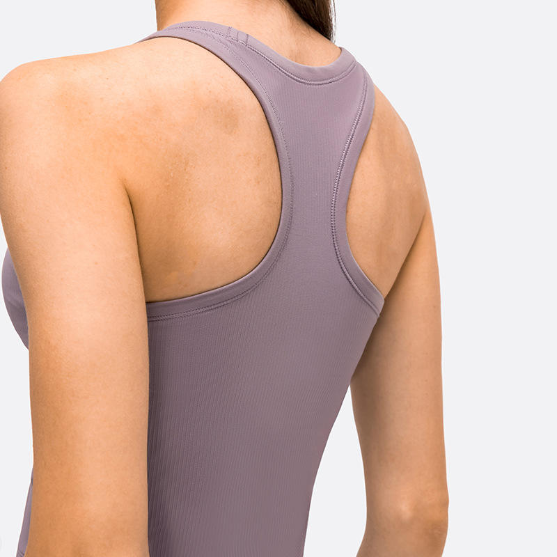 SC10255 tops rapido a secco a secco a secco in palestra sport yoga a compressione canotte da yoga con cuscinetti