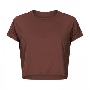 SC102610 camicia sciolta per shoga shoga yoga yoga attivo abbigliamento a maniche corte a maniche corta vende top top top traspirante Yoga