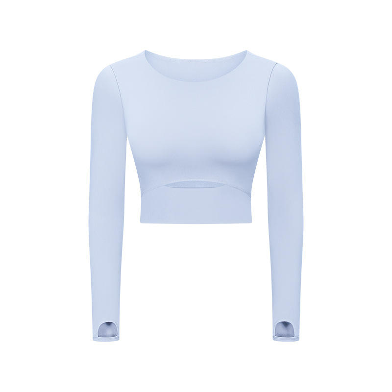 Maglietta da yoga a maniche lunghe a maniche lunghe SC10275