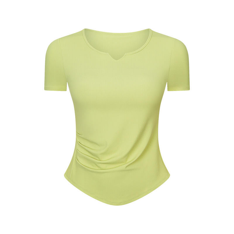 Maglietta SC10274 Slimt fit Women Sport Sport Adatta t-shirt da yoga a maniche lunghe abbigliamento da yoga per donne topi