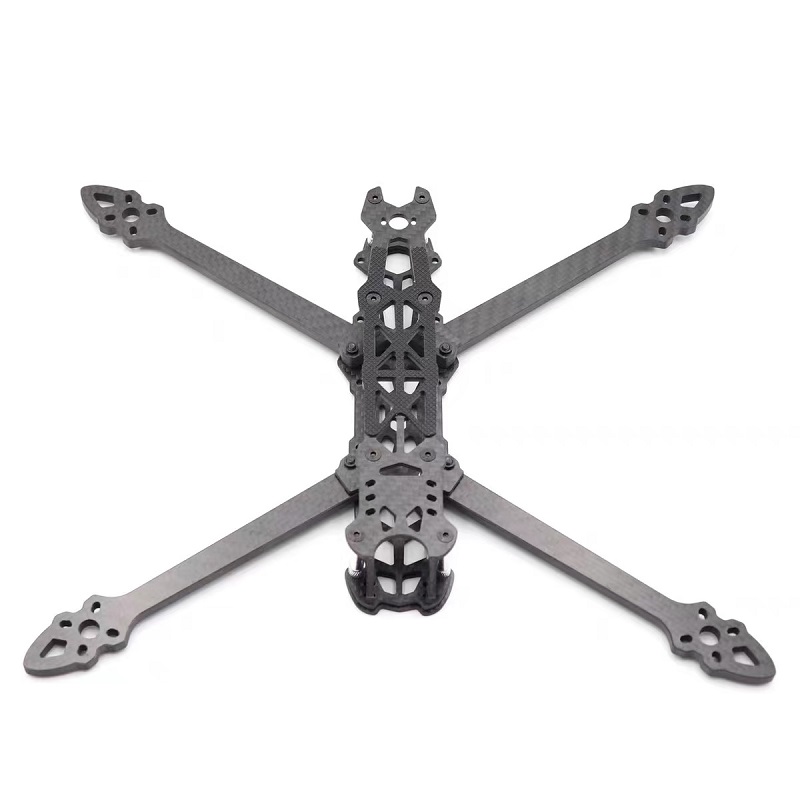 Tarcello del telaio in fibra di carbonio personalizzato ad alta precisione per braccio di corse FPV DRONE Frame Aerospace Aircraft