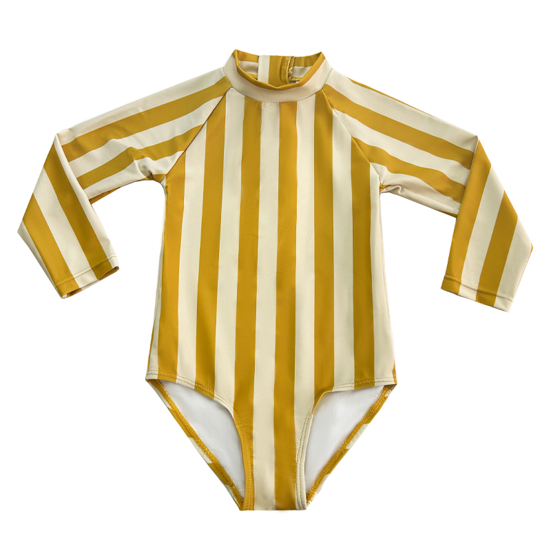 Costume da bagno a strisce monopezzo