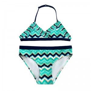 Costume da bagno a due pezzi stampati per bambini