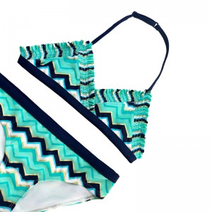 Costume da bagno a due pezzi stampati per bambini