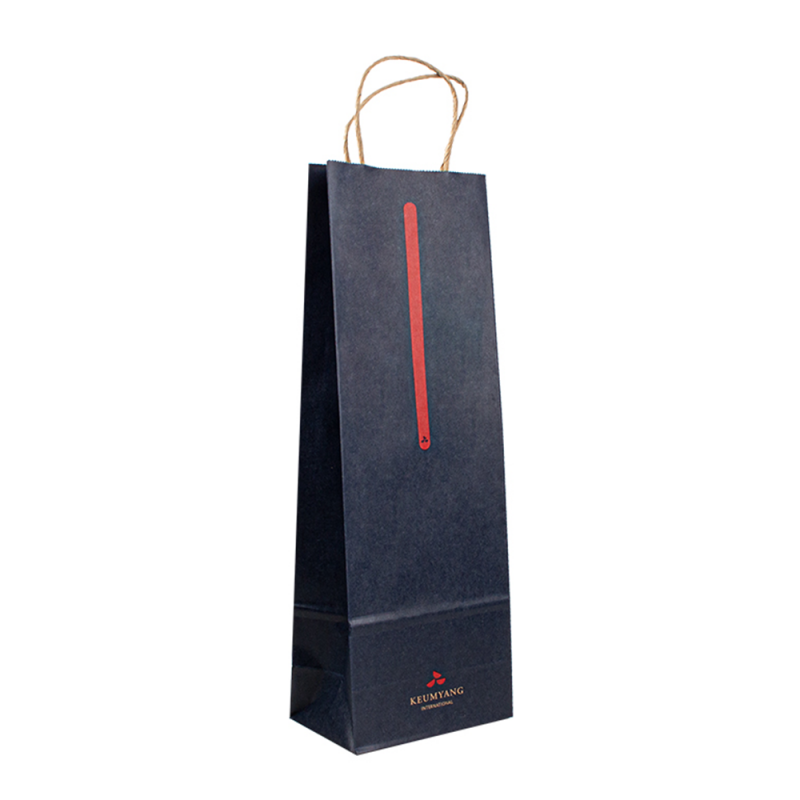 Sacchetto di carta marrone kraft marrone all'ingrosso di grandi dimensioni con sacchetto di carta per il logo stampato personalizzato