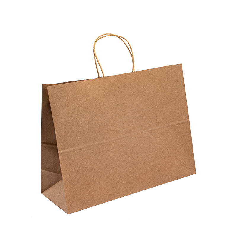 sacchetti di carta pernegozio di carta kraft sacchetti regalo con manici per festa della spesa personalizzata personalizzata