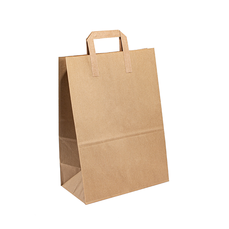 Kraft Retail Bolsas Sagno di carta di lusso con il tuo sacchetto di carta Kraft con maniglia