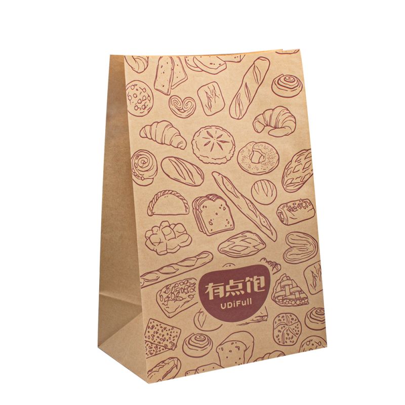 sacchetti di carta con il tuo logo Stampa personalizzata sacchetti di carta sacchetti di carta personalizzati per cibo da asporto