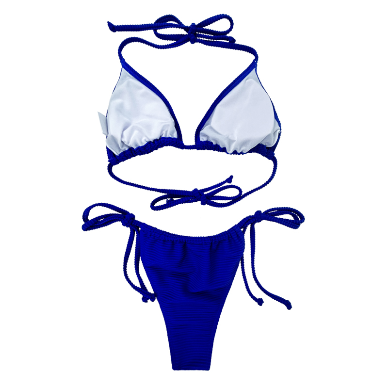 Cinghia di triangolo sexy blu cinghia blu prussia