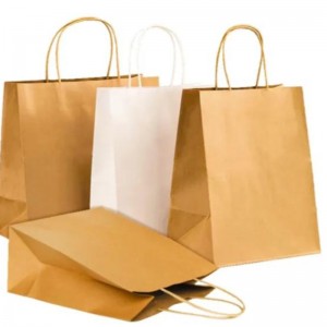 Sacchetto di carta kraft con il tuo logo