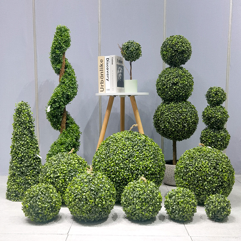 Factory Direct Faux Boxwood durevole Allseason Allseason Artificial Grass Ball per arredamento per matrimoni fornitori da giardino